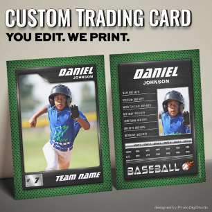 Cartão De Contato Placa PRO Baseball com Placa de Negociação de Joga