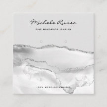 Placas de Exibição de Código QR de Silver feitas à