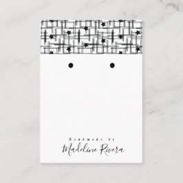 Cartão De Contato Placas de exibição para o Artisan Artisan com abst