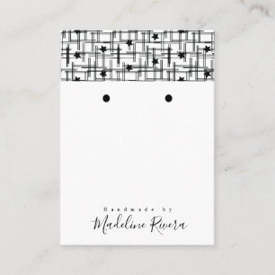 Cartão De Contato Placas de exibição para o Artisan Artisan com abst