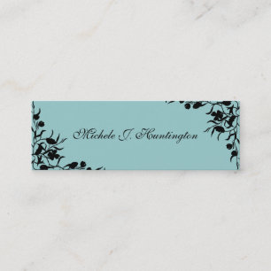 Cartão De Contato Placas de Mamãe de Vinha Flor