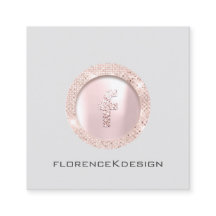 Praça Social do Logotipo Rosa da Placa de Compromi