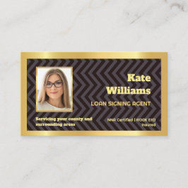 Cartão De Contato QR Personalizado de Assinatura de Empréstimo Notár