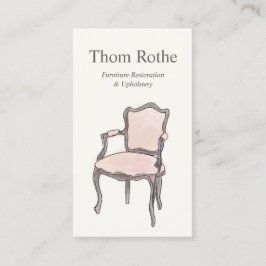 Cartão De Contato Refinação e Ufolsterização de Mobiliário