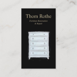 Cartão De Contato Restauração, reacabamento e reparação de mobiliári