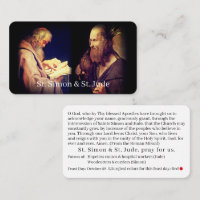 Rua. Simon & Rua. Jude Prayer Card