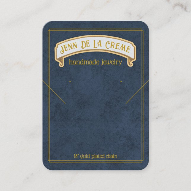 Cartão De Contato Sahara Noites à Noite Exibição de Joias do Céu (Frente)