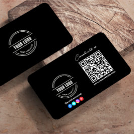 Cartão De Contato Siga a Digitalização para se conectar com o código