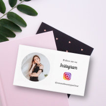 siga-me Instagram business/pessoal minimalista