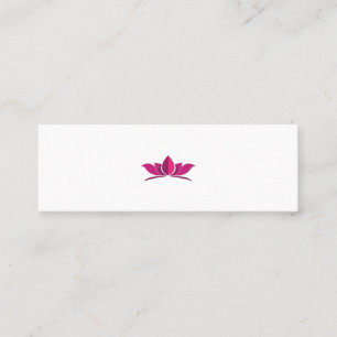 Cartão De Contato Símbolo de Meditação de Potência de Yoga Lotus