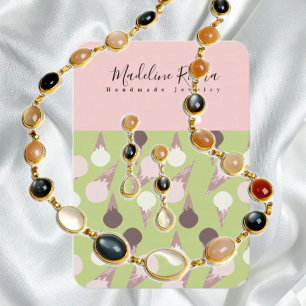 Cartão De Contato Sorvete Cone Earring Display