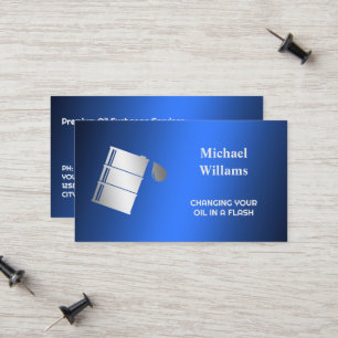 Cartão De Contato Substituição de óleo