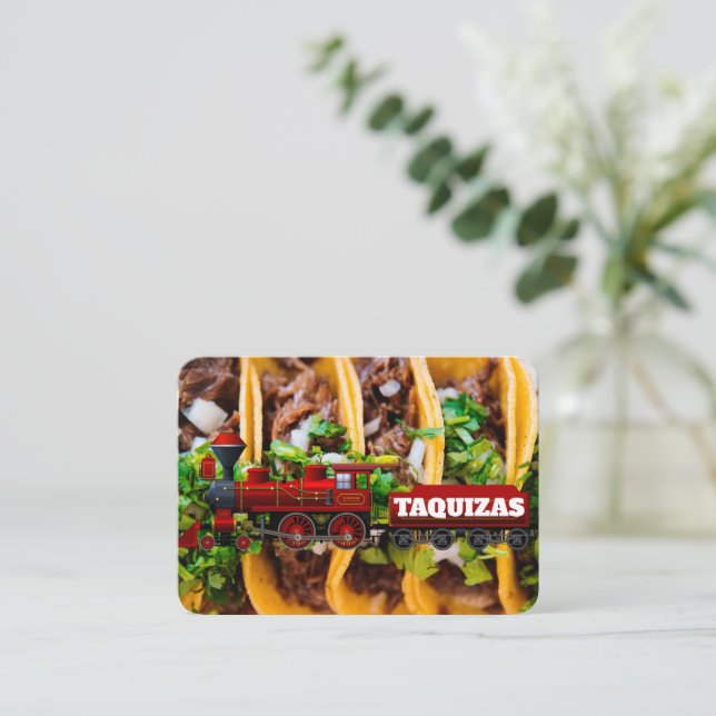 Cartão De Contato Taquizas (Em pé/Frente)