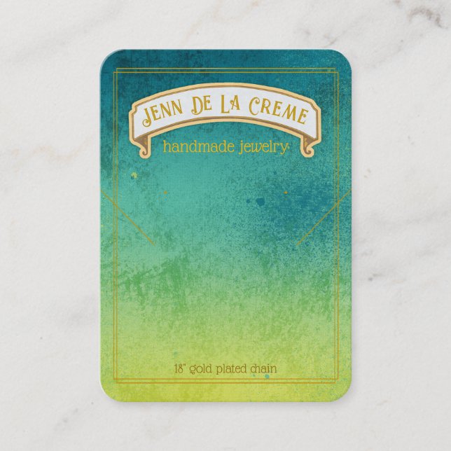 Cartão De Contato Tela de Joias do Surf das Noites do Sahara (Frente)