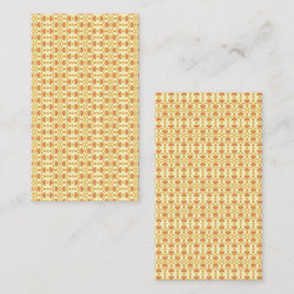 Cartão De Contato um Design de fundo amarelo e branco impressionante
