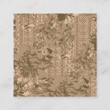 Um padrão floral vintage com um intricado desi cas