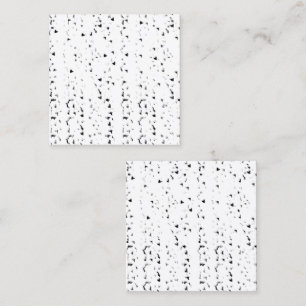 Cartão De Contato uma foto branca e preta de gotas de chuva