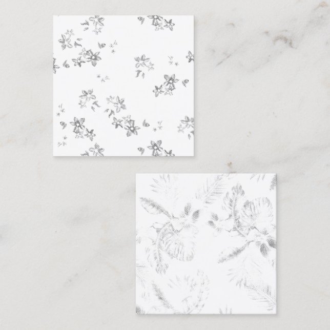 Cartão De Contato uma foto em preto e branco de fundo branco (Frente/Verso)