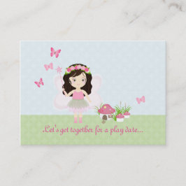 Cartão De Contato Woodland Fairy Princess