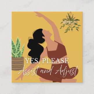 Cartão De Contato Yoga Assist Cards