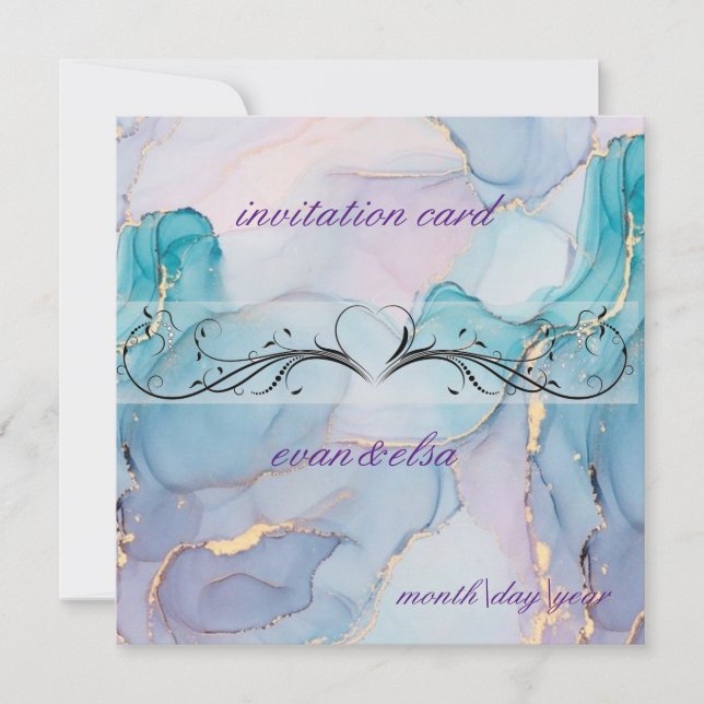 cartão de convite (Frente)