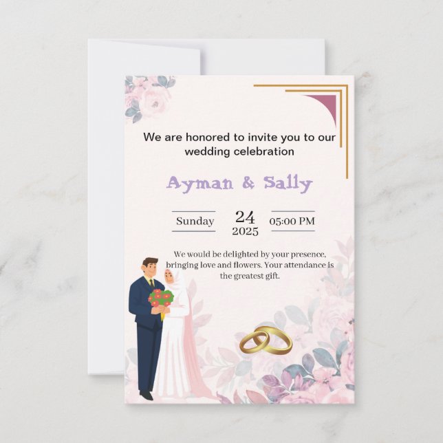 cartão de convite (Frente)