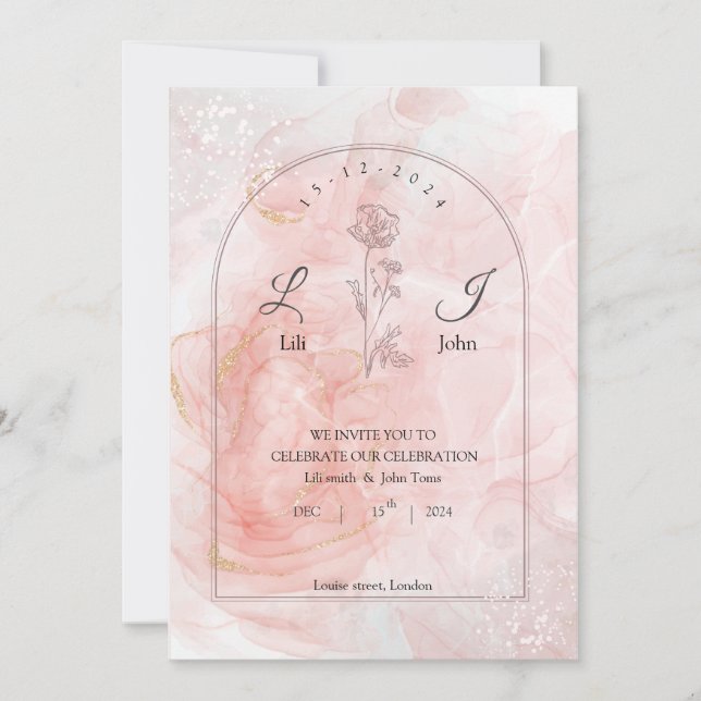 cartão de convite (Frente)