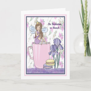 Cartão de Convite a Brunch para Filho em Direito e