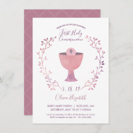 Cartão de Convite à Comunidade Santa