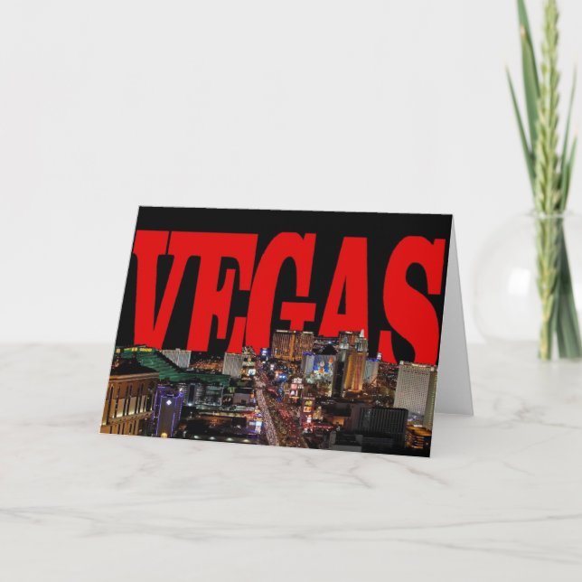 Cartão de Convite à Faixa VEGAS (Frente)