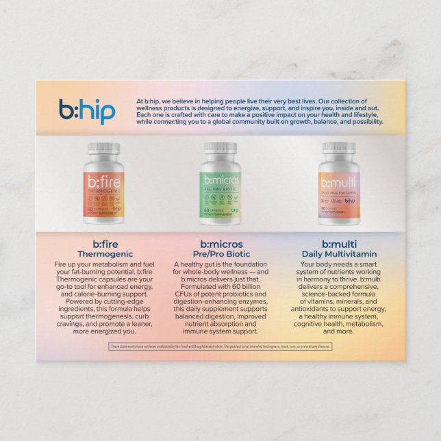 Cartão de Convite bhip (Frente)
