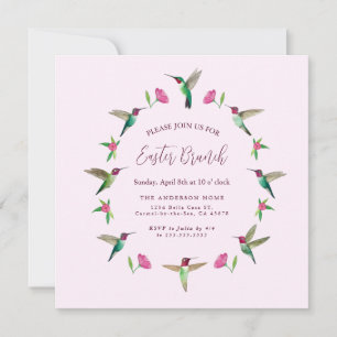 Cartão de Convite Brunch páscoa