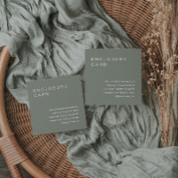 Cartão de Convite com Envelope Bohemian SAGE Inser