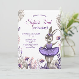 Cartão de convite de aniversário.