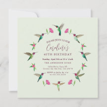 Cartão de Convite de Aniversário