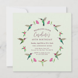 Cartão de Convite de Aniversário