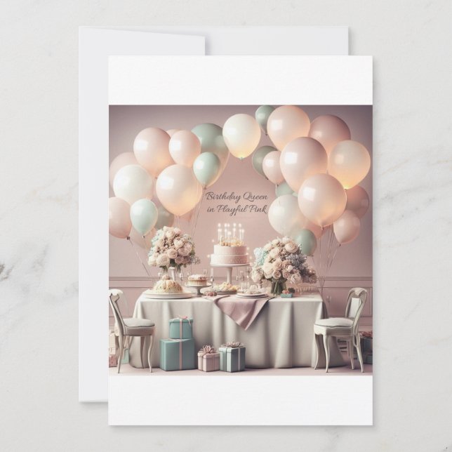 CARTÃO DE CONVITE DE ANIVERSÁRIO (Verso)