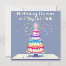 CARTÃO DE CONVITE DE ANIVERSÁRIO