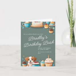 CARTÃO DE CONVITE DE ANIVERSÁRIO