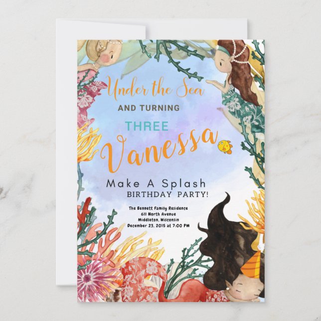 Cartão de Convite de Aniversário Diferente à Marge (Frente)