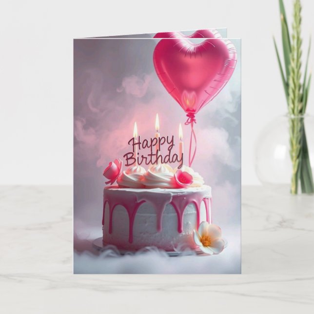 Cartão de Convite de Aniversário Personalizado Fel (Frente)
