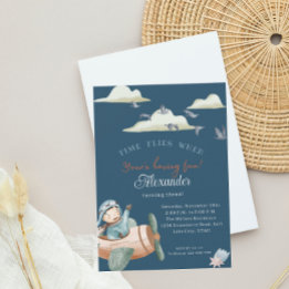 Cartão de convite de aniversário personalizado Hor