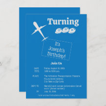 Cartão de Convite de Aniversário Personalizado par