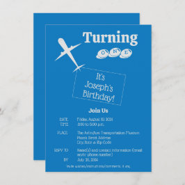 Cartão de Convite de Aniversário Personalizado par