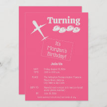 Cartão de Convite de Aniversário Personalizado par