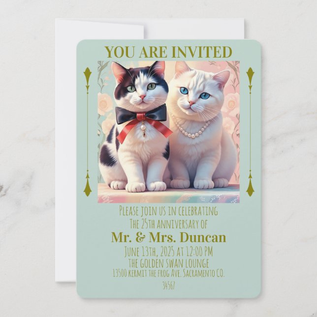 " CARTÃO DE CONVITE DE ANÚNCIO DE ANIVERSÁRIO " (Frente)