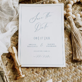 Cartão de Convite de Anúncio de Data de Casamento 