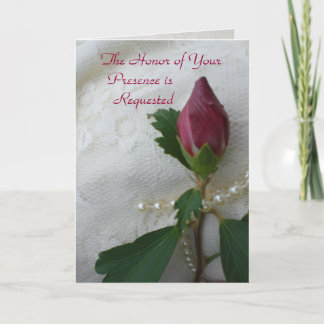 Cartão de Convite de Casamento