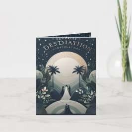 CARTÃO DE CONVITE DE DESTINO