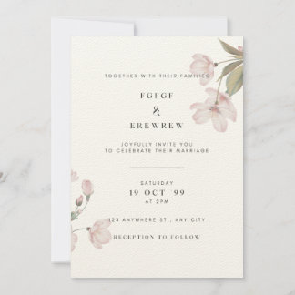 cartão de convite de dupla face